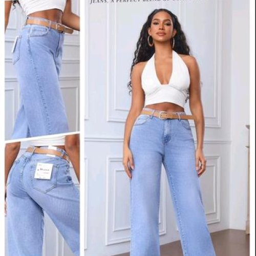 Джинсы Jeans Club (L-4XL) MQ596-5 l.blue (деми) Jeans Club MQ596-5 l.blue