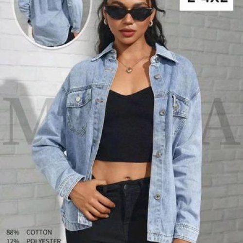 Куртка Jeans Club (L-4XL) A2315 l.blue (деми) Jeans Club A2315 l.blue