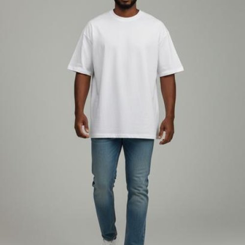 Футболка Hous Of Timur (M-3XL) HT1621 white (лето) Hous Of Timur HT1621 white