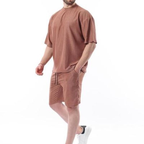 Костюм Hous Of Timur (S-2XL) HT1583 brown (лето) Hous Of Timur HT1583 brown