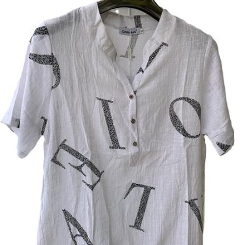 Рубашка Orange Chinese (XL-5XL) 222-1 white (лето) Orange Chinese 222-1 white