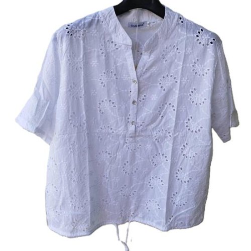 Блузка Orange Chinese (XL-5XL) 370 white (лето) Orange Chinese 370 white