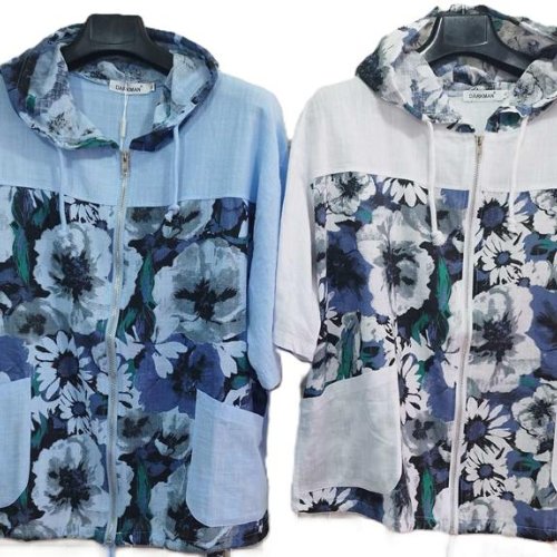 Кофта Orange Chinese (XL-4XL) 315-1 l.blue (лето) Orange Chinese 315-1 l.blue