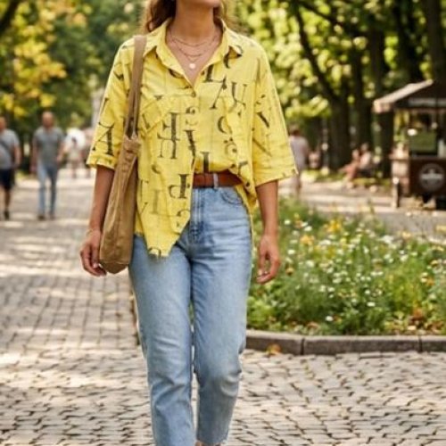 Рубашка Orange Chinese (XL-4XL) 343 yellow (лето) Orange Chinese 343 yellow