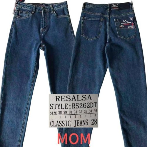 Джинсы Resalsa (32-42) RS262DT navy (деми) Resalsa RS262DT navy