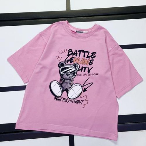 Футболка Kosmy (128-158) 520-35 pink (лето) Kosmy 520-35 pink