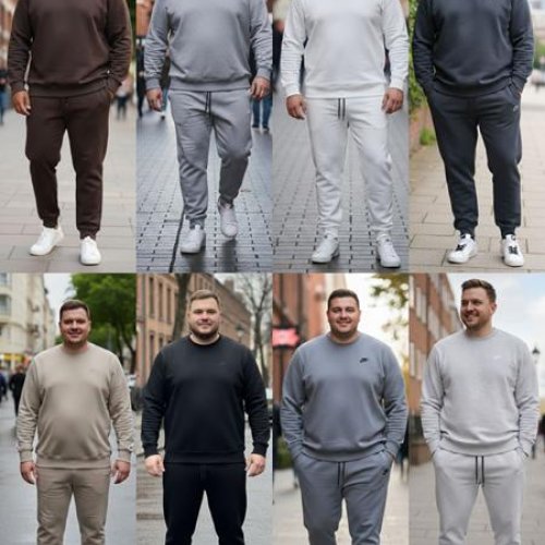 Костюм спорт Shon (54-62) S2729 grey-white (деми) Shon S2729 grey-white