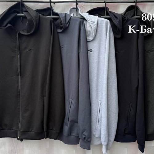 Кофта спорт Shon (46-54) S2665 l.grey (деми) Shon S2665 l.grey