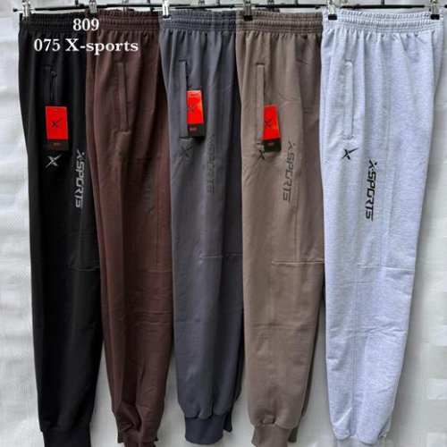 Штаны спорт Shon (48-58) S2763 brown (деми) Shon S2763 brown