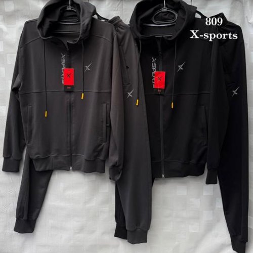 Костюм спорт Shon (48-58) S2768 black (деми) Shon S2768 black