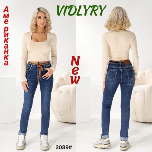 Джинсы Vidlyry (25-30) 2089 blue (деми) Vidlyry 2089 blue