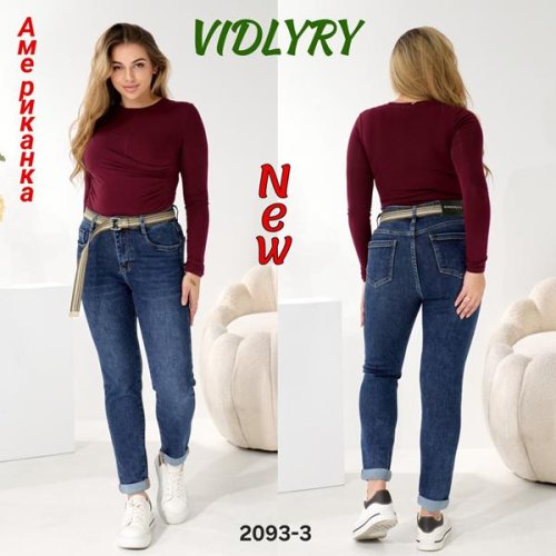 Джинсы Vidlyry (30-36) 2093-3 blue (деми) Vidlyry 2093-3 blue