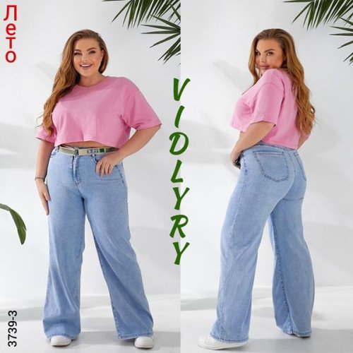 Джинсы Vidlyry (30-36) 3739-3 l.blue (деми) Vidlyry 3739-3 l.blue