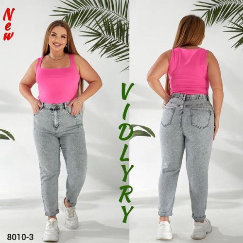 Джинсы Vidlyry (30-36) 8010-3 l.grey (деми) Vidlyry 8010-3 l.grey