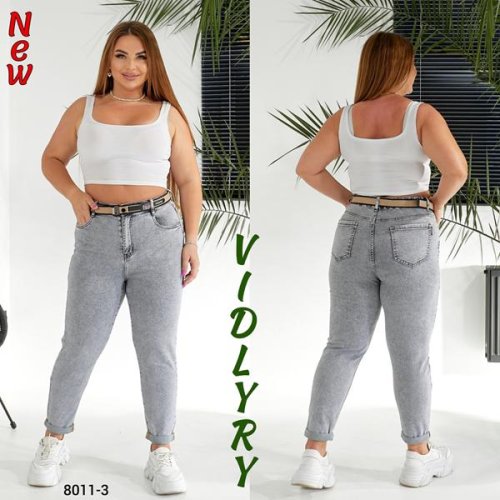 Джинсы Vidlyry (32-42) 8011-3 l.grey (деми) Vidlyry 8011-3 l.grey