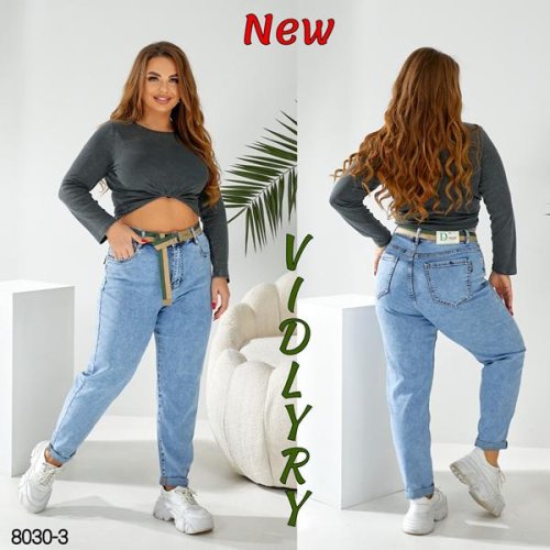 Джинсы Vidlyry (31-38) 8030-3 l.blue (деми) Vidlyry 8030-3 l.blue