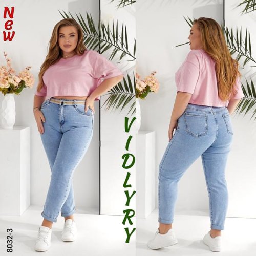 Джинсы Vidlyry (30-36) 8032-3 l.blue (деми) Vidlyry 8032-3 l.blue