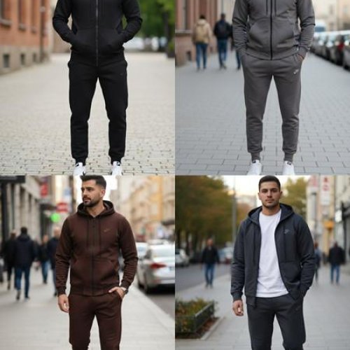 Костюм спорт Delviago (46-54) DL727 brown (деми) Delviago DL727 brown