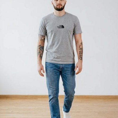 Футболка Sport style (56-64) 01 grey (лето) Sport style 01 grey