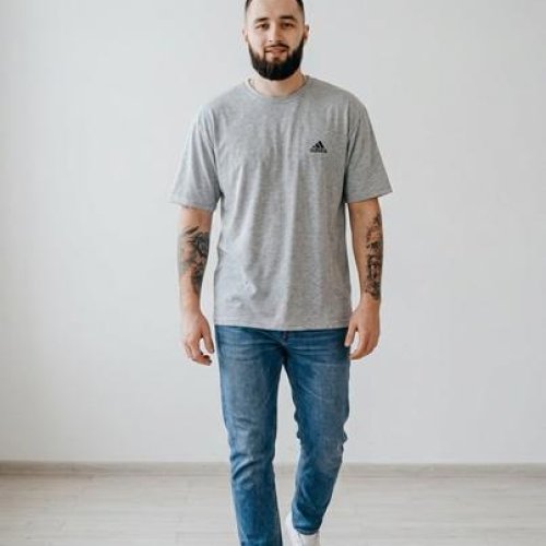 Футболка Sport style (56-64) 01-1 grey (лето) Sport style 01-1 grey