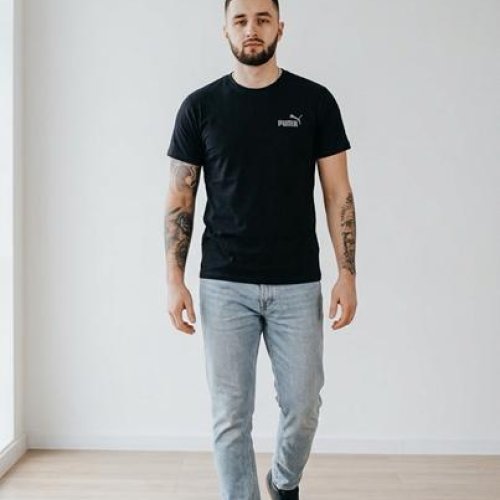 Футболка Sport style (46-54) 01-4 black (лето) Sport style 01-4 black