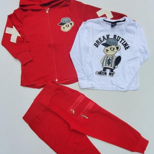 Костюм спорт Meloria (3-10) ML4889 red (деми) Meloria ML4889 red