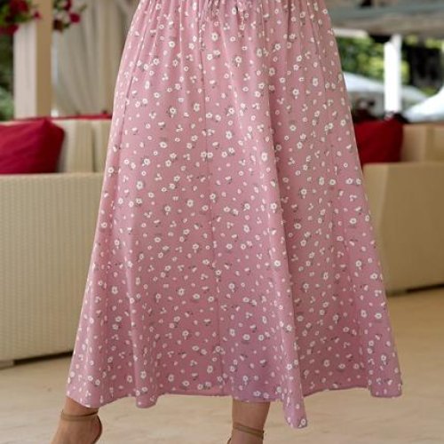 Юбка Deliv (44-58) 603 pink (лето) Deliv 603 pink