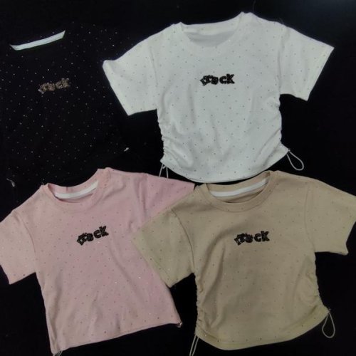 Футболка Yalisi (120-160) 5868 black (лето) Yalisi 5868 black