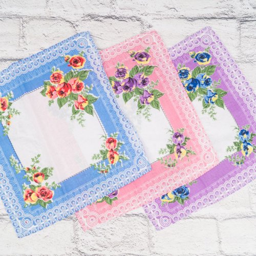 Носовой платок Shawls (30*30) P101 mix (лето) Shawls P101 mix