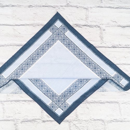 Носовой платок Shawls (40*40) P58 l.blue узбек (лето) Shawls P58 l.blue узбек