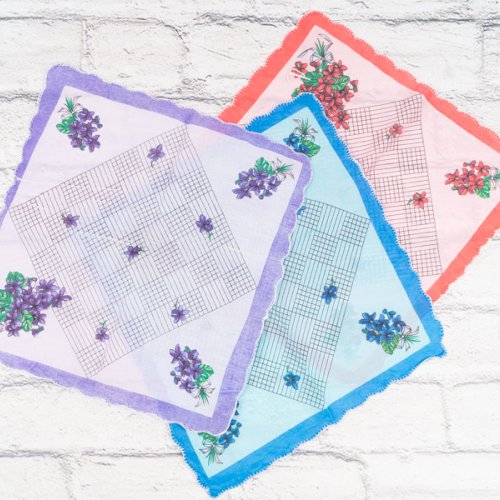 Носовой платок Shawls (30*30) P73 mix (лето) Shawls P73 mix