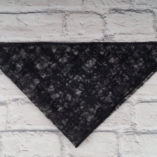 Платок Shawls (100*70) P138 косынка black (деми) Shawls P138 косынка black