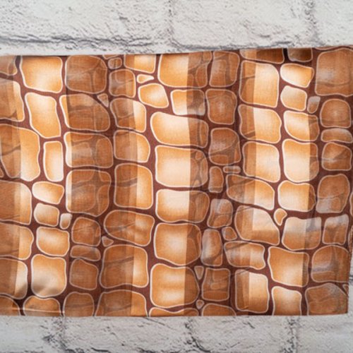 Шарф Shawls (130*35) P159 brown (деми) Shawls P159 brown