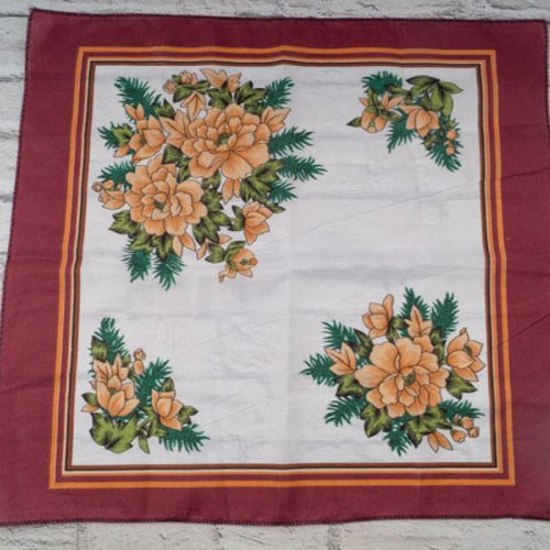 Платок Shawls (60*60) P165 wine-white (деми) Shawls P165 wine-white