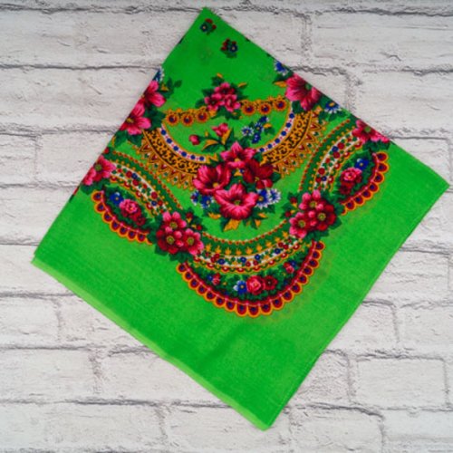 Платок Shawls (76*76) P176 l.green (деми) Shawls P176 l.green