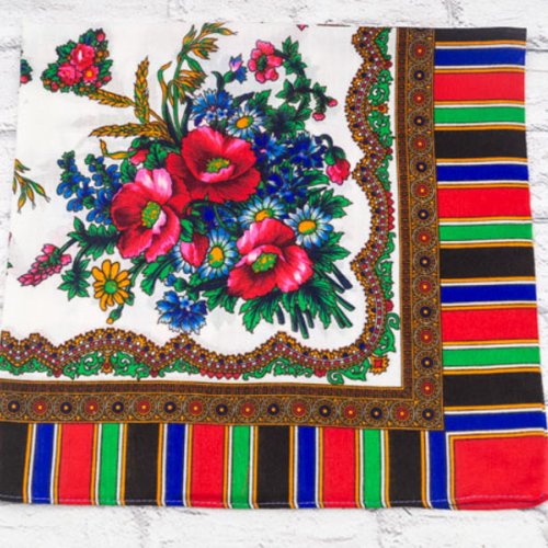 Платок Shawls (76*76) P181 white (деми) Shawls P181 white