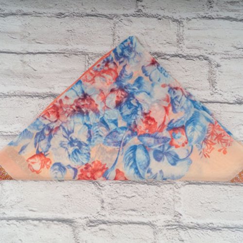 Платок Shawls (72*72) P195 orange (деми) Shawls P195 orange