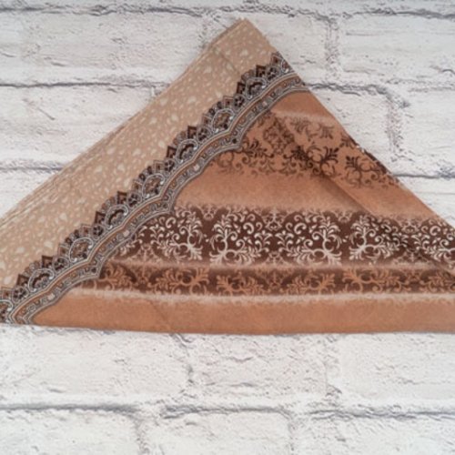 Платок Shawls (72*72) P197 brown (деми) Shawls P197 brown