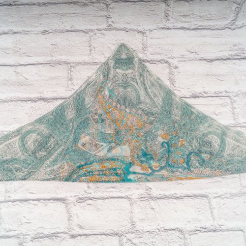 Платок Shawls (72*72) P221 green (деми) Shawls P221 green