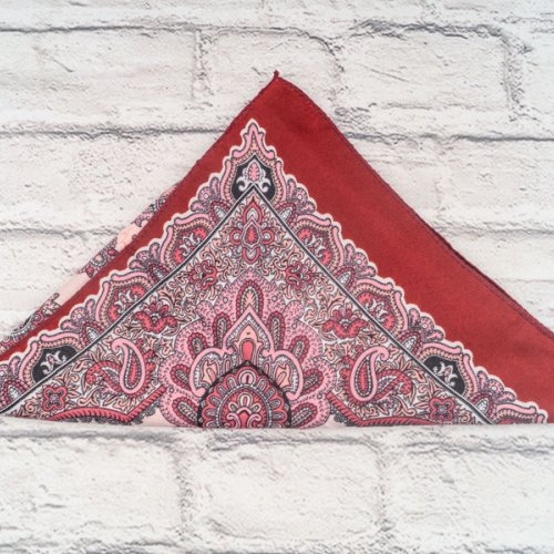 Платок Shawls (72*72) P247 wine (деми) Shawls P247 wine