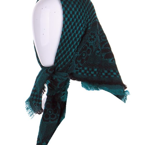 Платок Shawls (75*75) P276 green (деми) Shawls P276 green