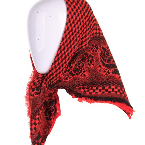 Платок Shawls (75*75) P279 red (деми) Shawls P279 red