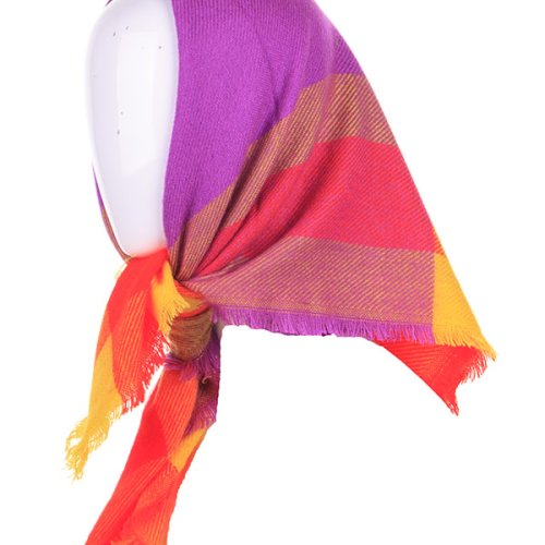 Платок Shawls (80*80) P296 pink (деми) Shawls P296 pink