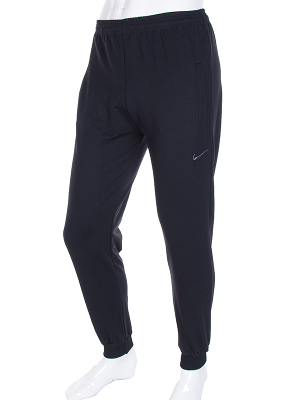 Штаны спорт Banko (50-58) A020 black манжет (деми)