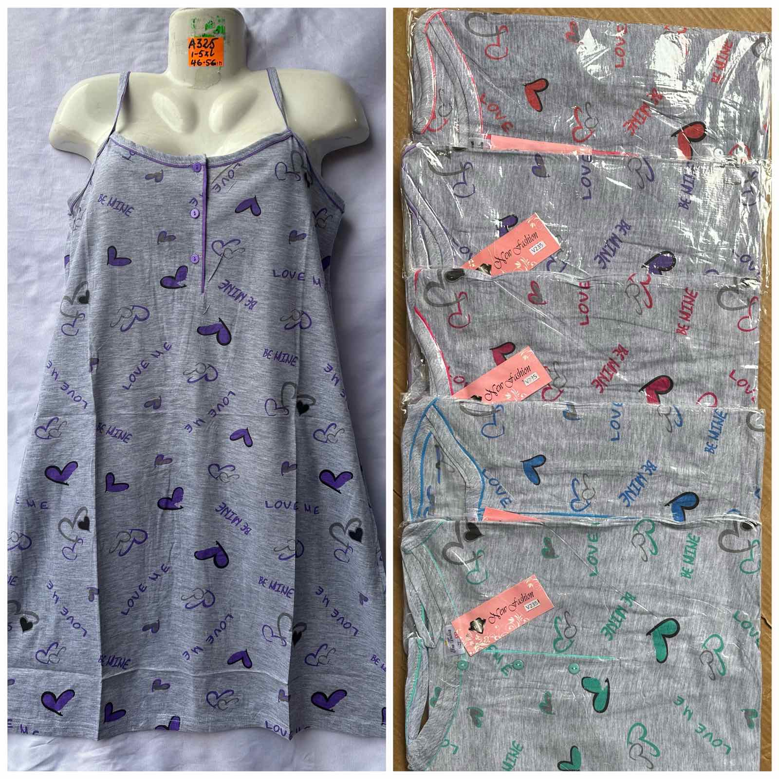 Ночнушка HomeWear (46-58) A235 mix (лето)