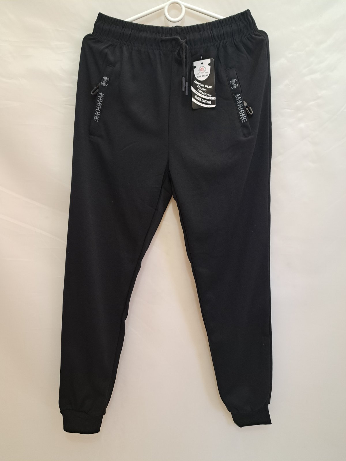 Штаны спорт Giang (M-3XL) 7022 black (деми)