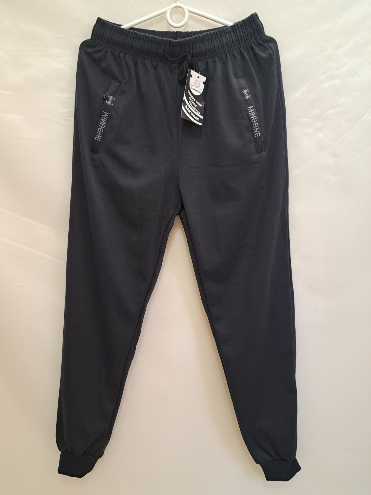 Штаны спорт Giang (M-3XL) 7022 navy (деми)