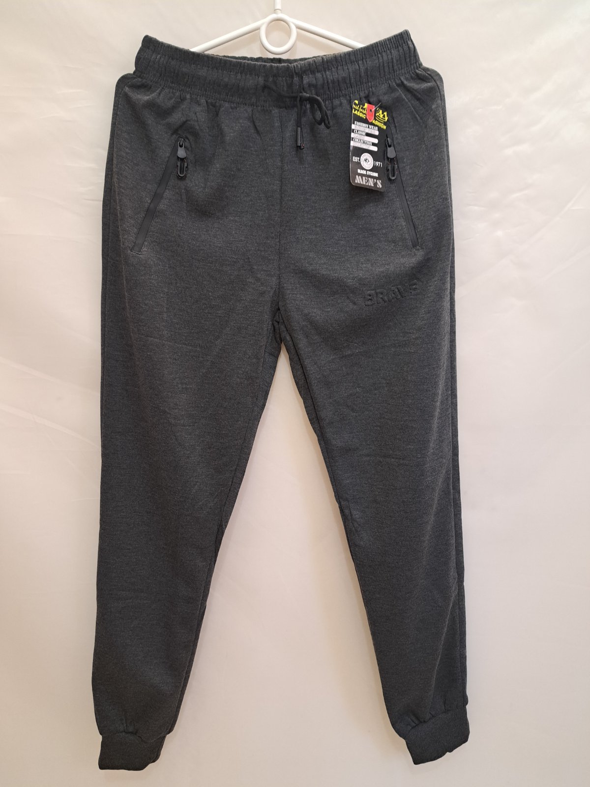 Штаны спорт Giang (M-3XL) 7052 grey (деми)