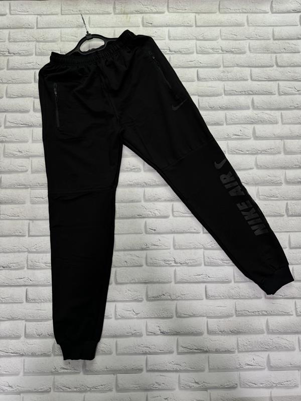 Штаны спорт Long Sport (46-54) LS59 black (деми)