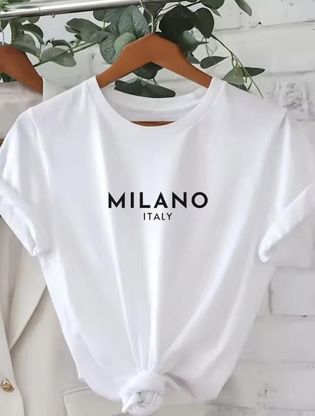 Футболка ALIA (M-3XL) Milano white (лето)
